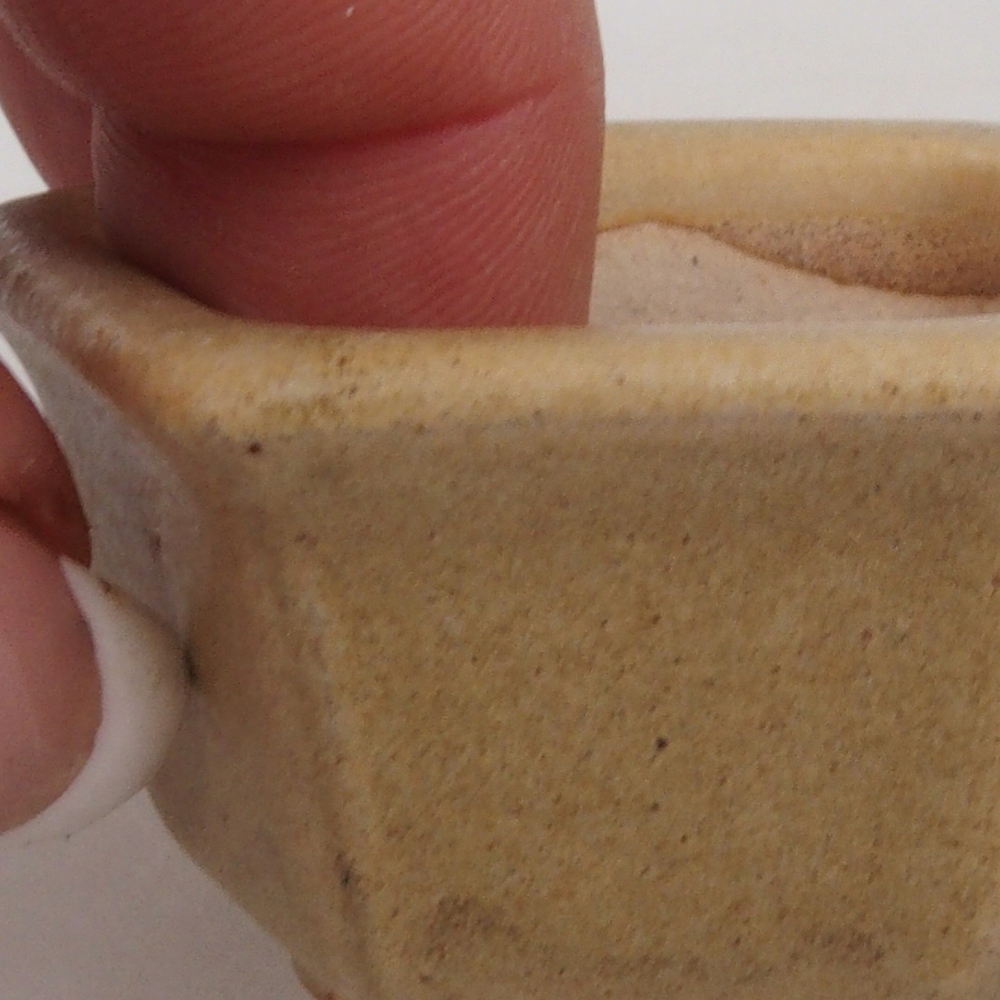 Mini bonsai miska 5 x 4,5 x 3  cm, farba hnedá