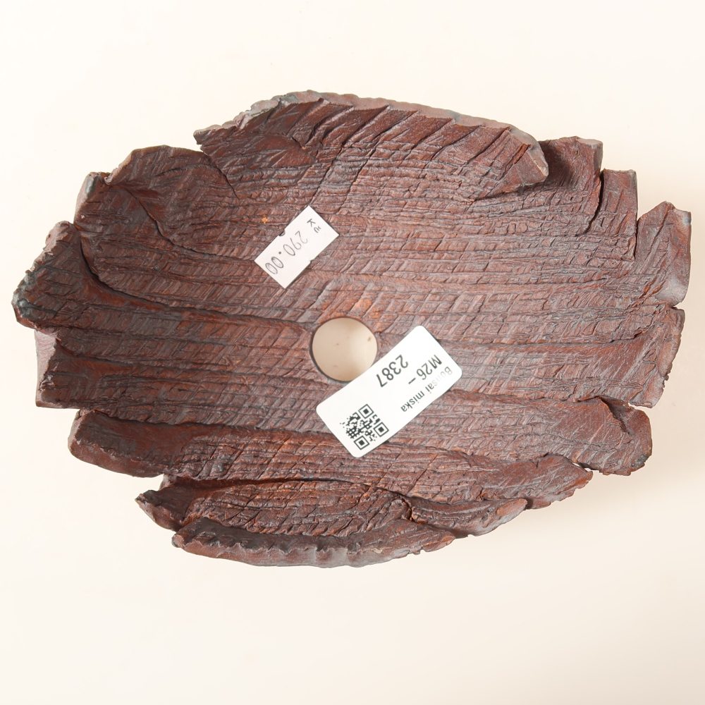 Keramická škrupina  15,5 x 12 x 9 cm, farba hnedá
