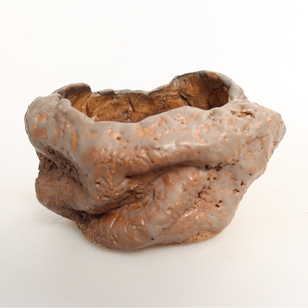 Keramická škrupina  8 x 7,5 x 4,5 cm, farba zelená