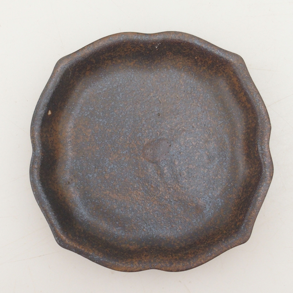 Keramická podmiska H95 - 8 x 8 x 1 cm - hnedá