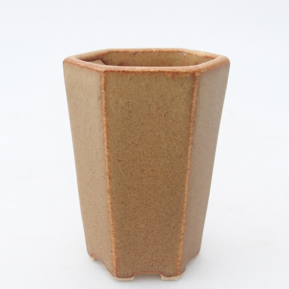 Mini bonsajová miska 5 x 4,5 x 6,5 cm, hnedá