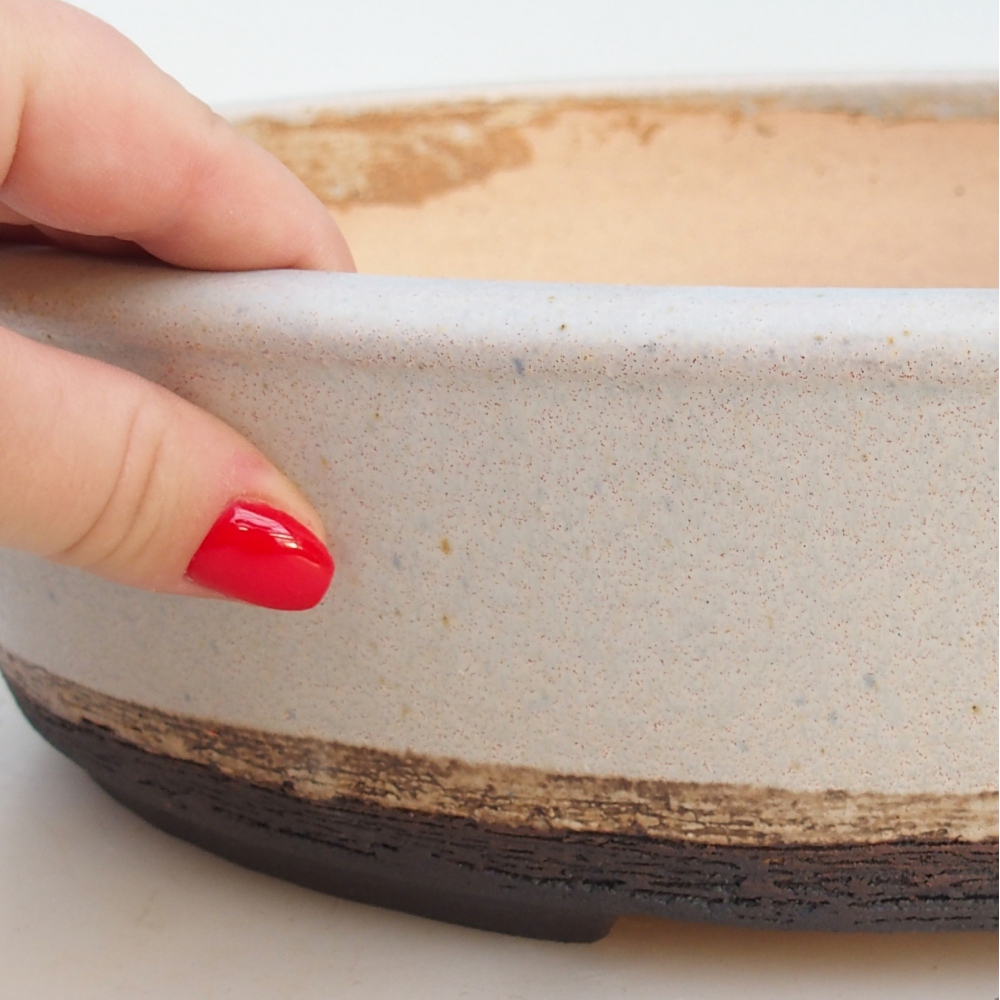 Miska na bonsaj 32,5 x 26,5 x 8,5 cm , farba béžová