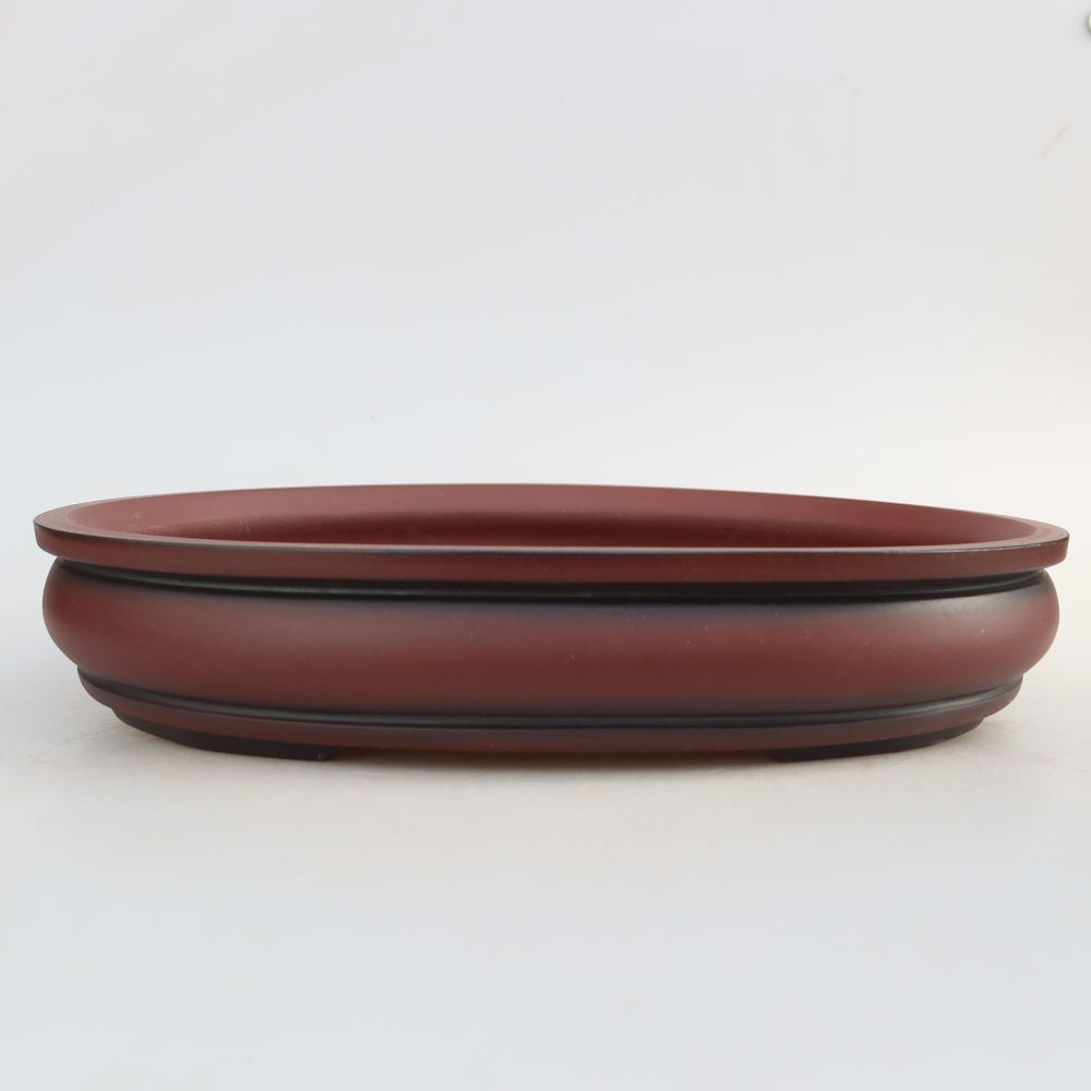 Keramická miska  31 x 23,5 x 5,5 cm, farba tehlová