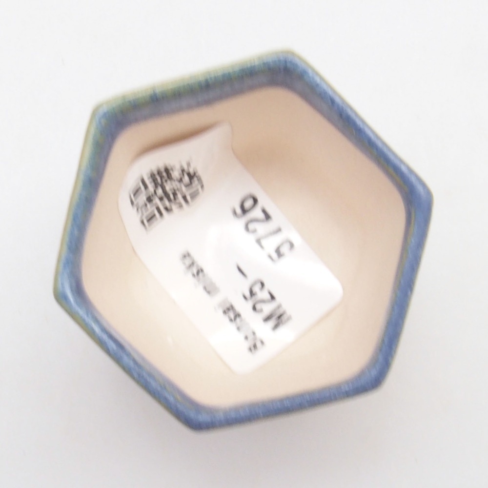 Mini bonsai miska 4,5 x 4 x 3,5 cm, farba modrá