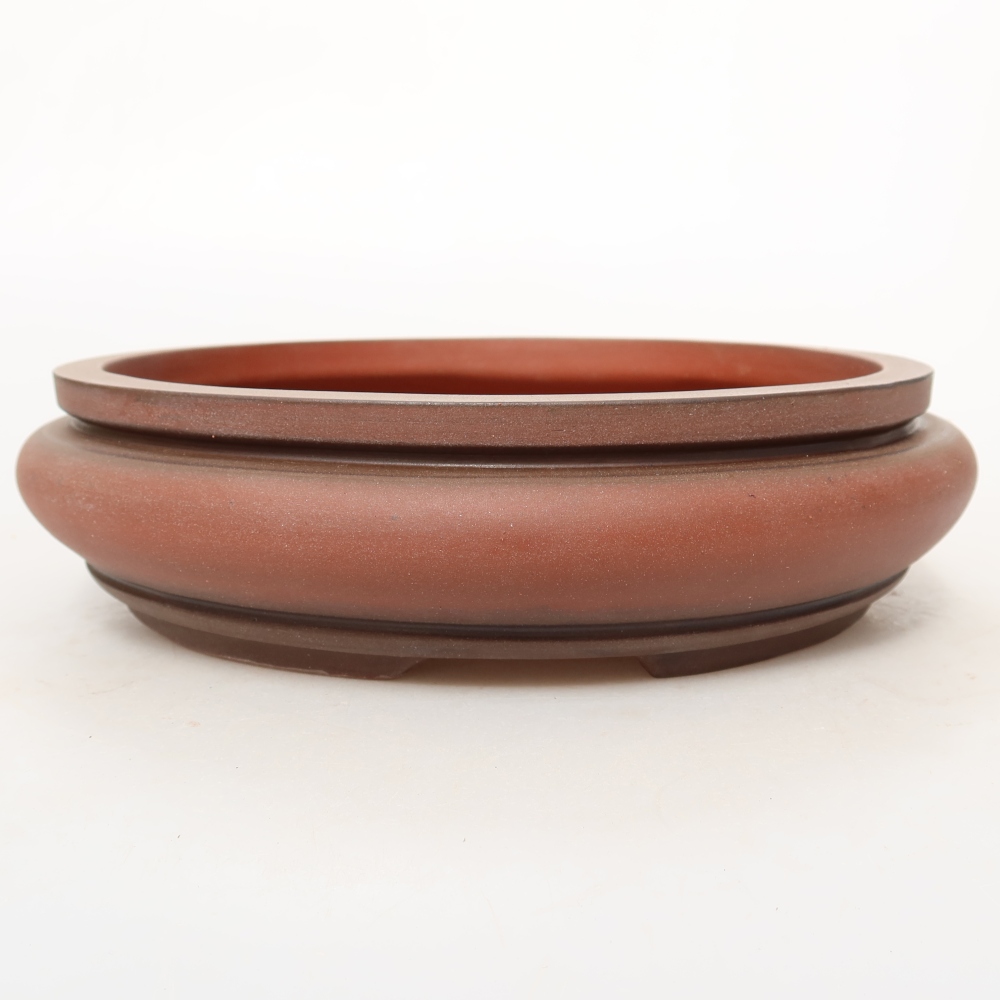 Keramická škrupina  22,5 x 22,5 x 6 cm, farba tehlová