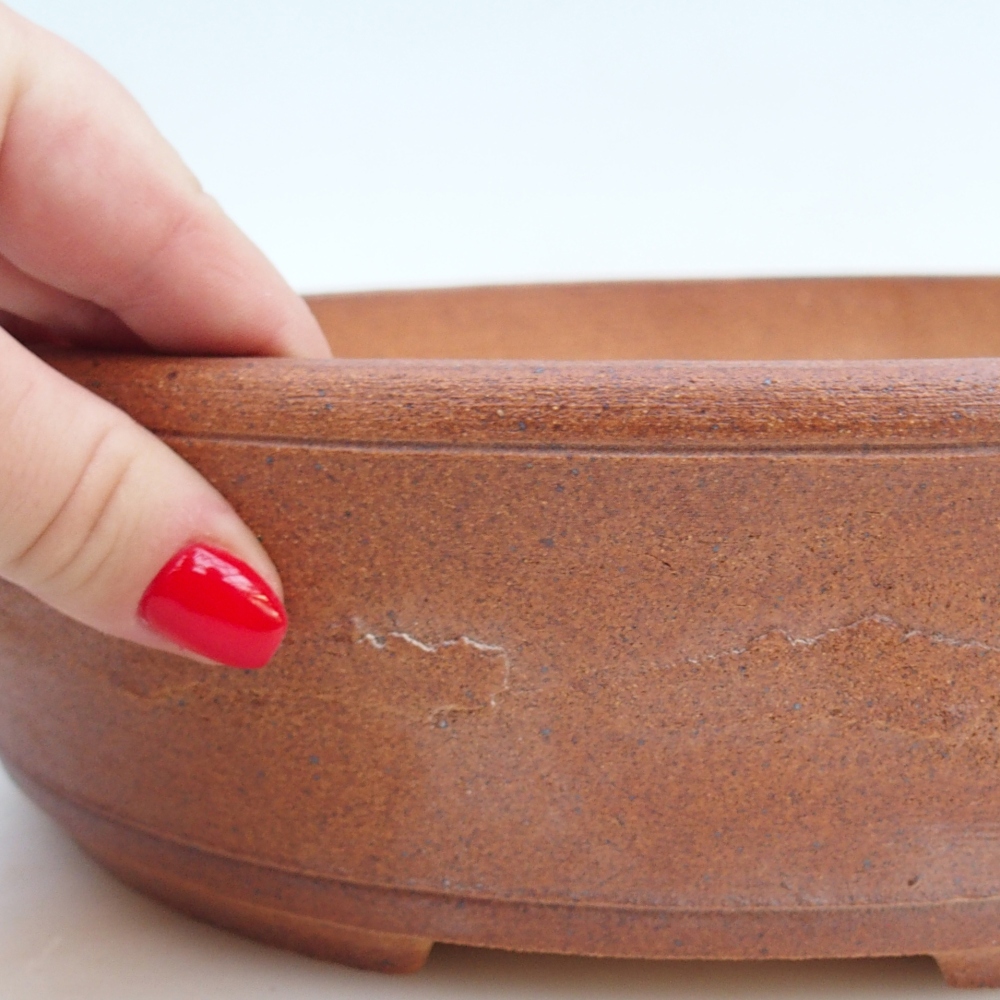 Miska na bonsaj 30 x 30 x 7,5 cm , farba hnedá