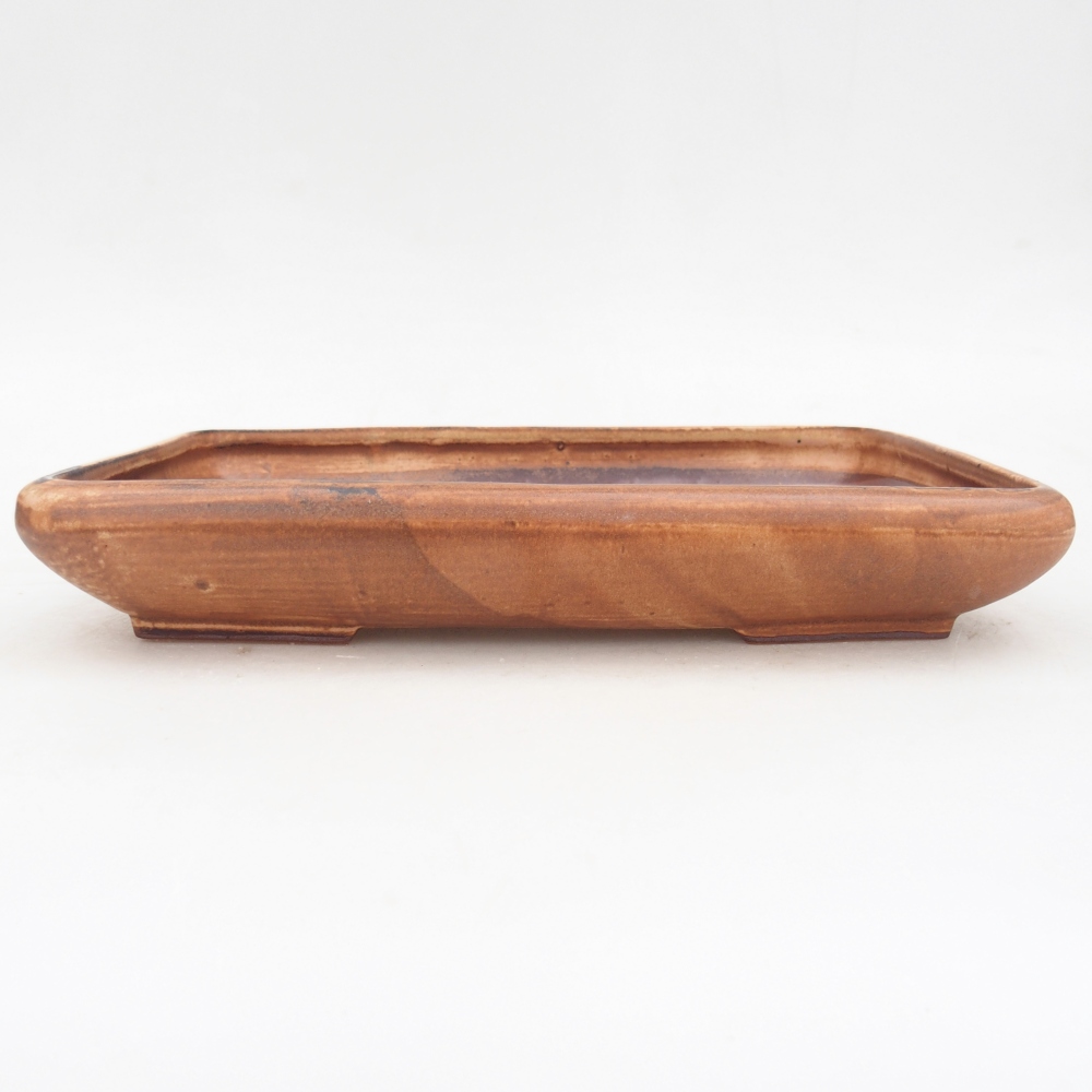 Keramická miska na bonsaje 24 x 17,5 x 4 cm, ružová