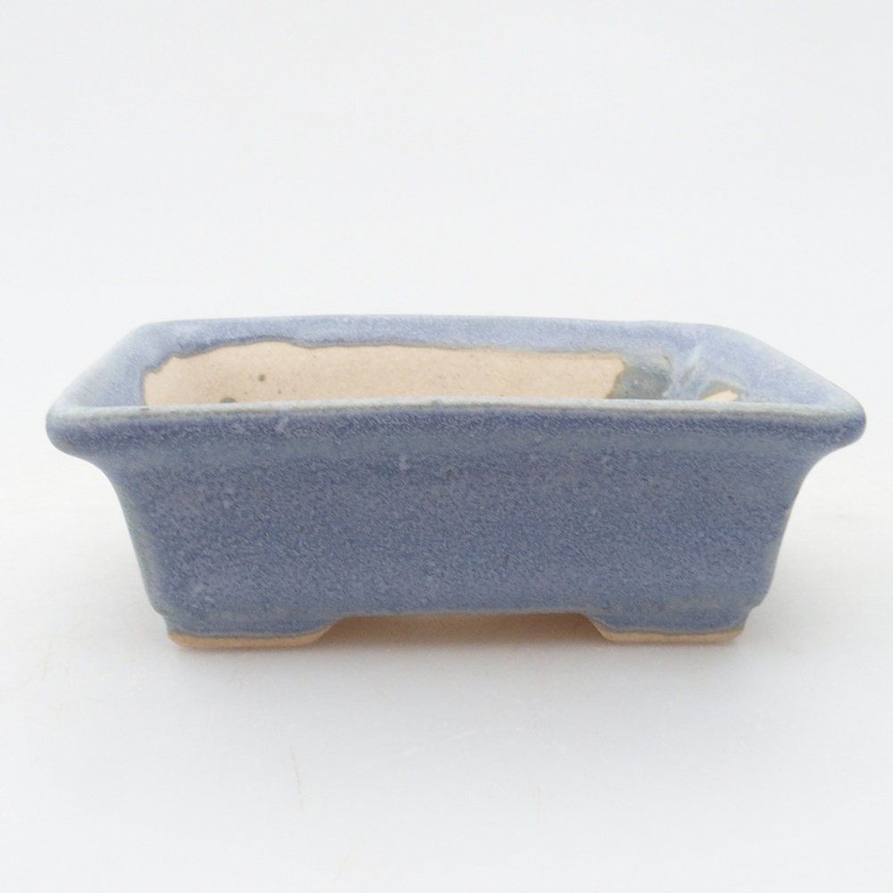 Mini bonsai miska 7,5 x 5,5 x 2,5 cm, farba modrá