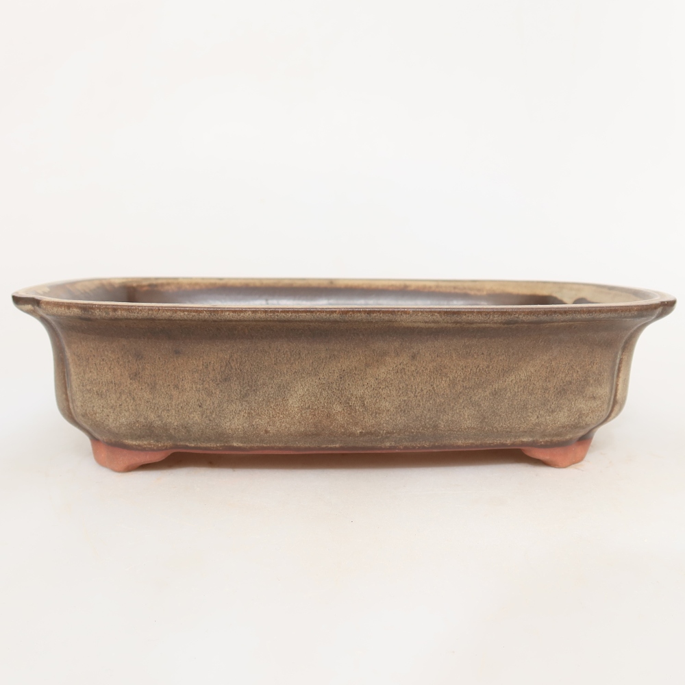 Keramická miska  24 x 17 x 6 cm, farba hnedá