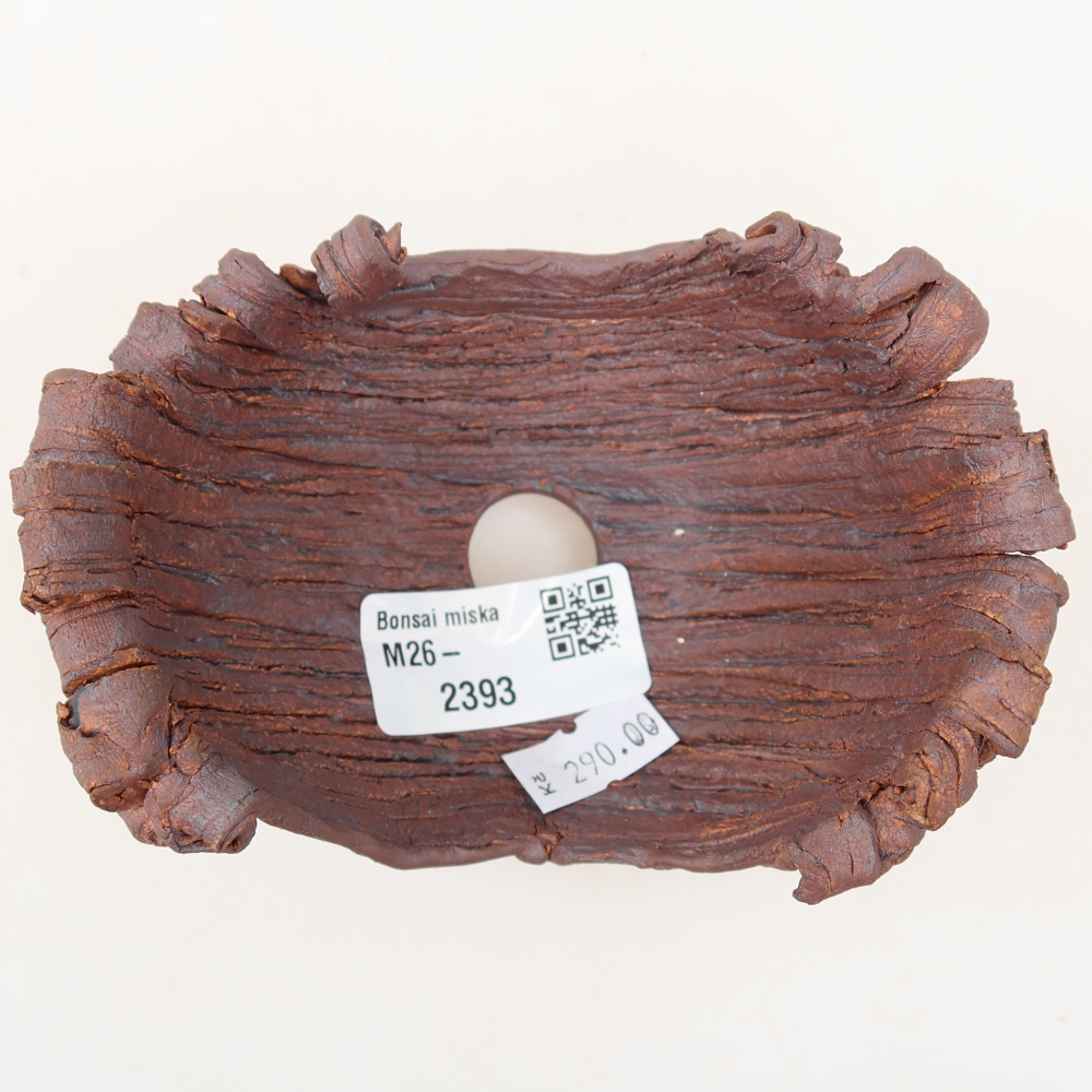 Keramická škrupina  12 x 8 x 7 cm, farba hnedá