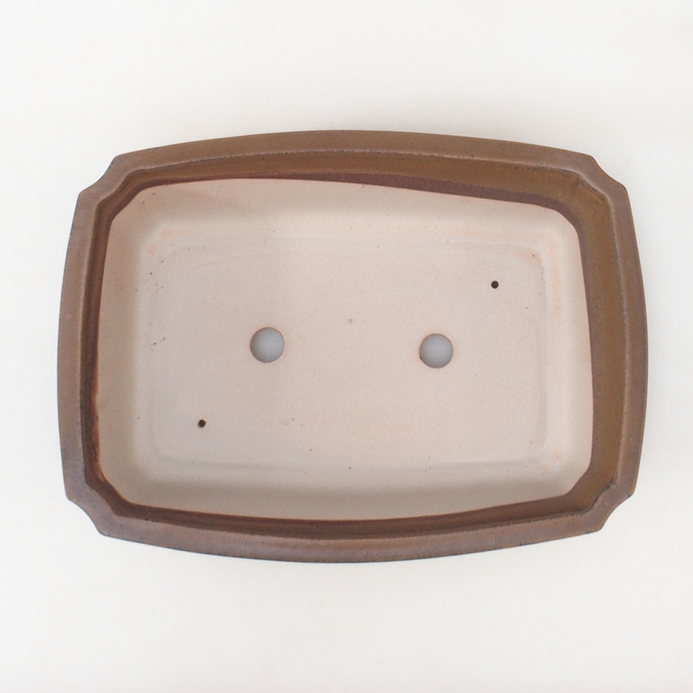 Bonsai miska H07 – 30 x 20,5 x 8 cm. - hnedá