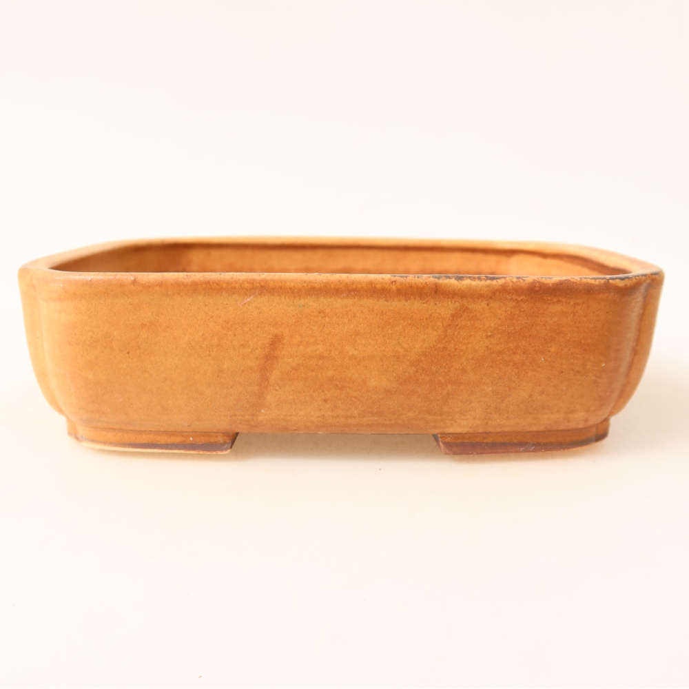 Keramická miska na bonsaje 18 x 14 x 4,5 cm, farba ružová