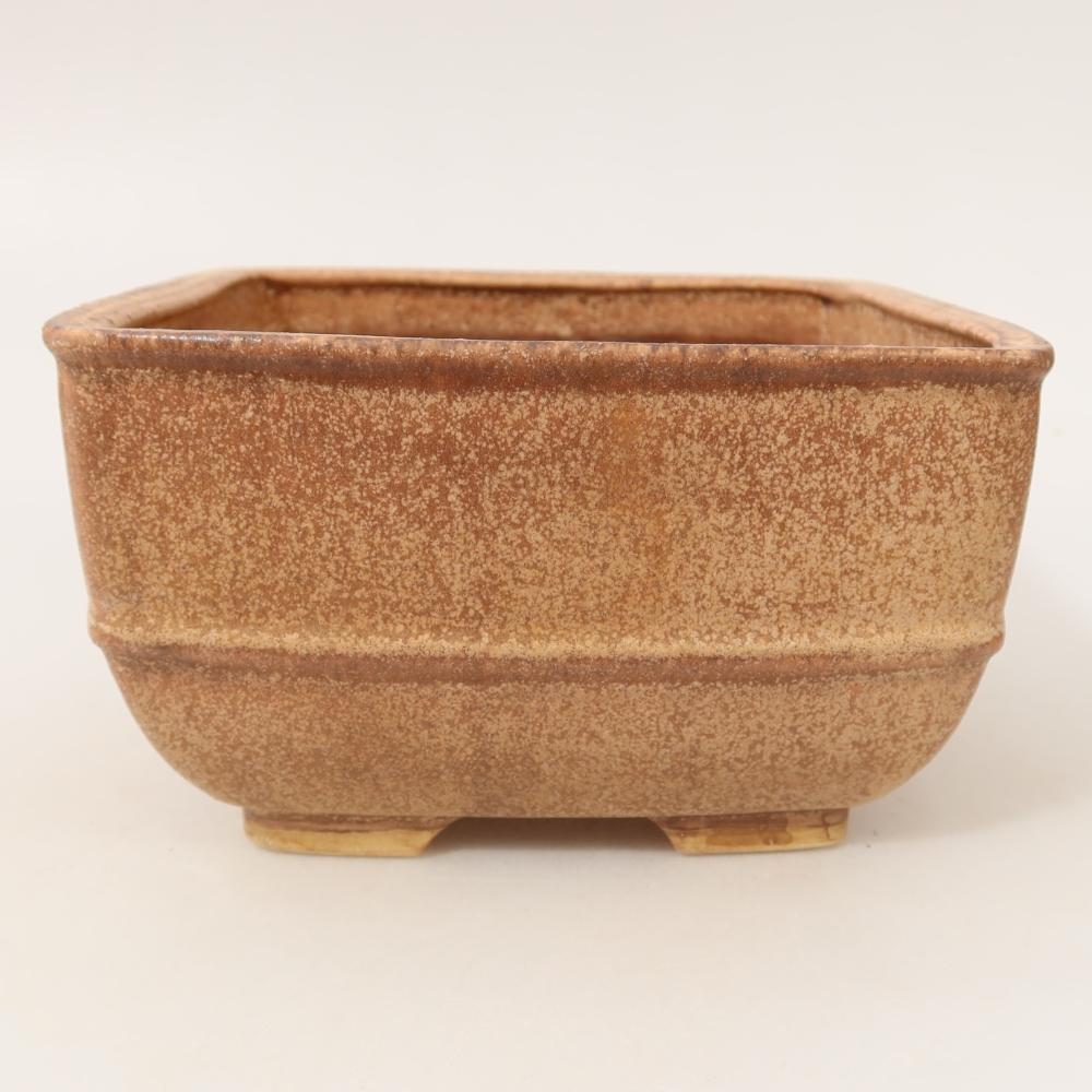 Keramická miska na bonsai 16,5 x 16,5 x 9,5 cm, farba ružová