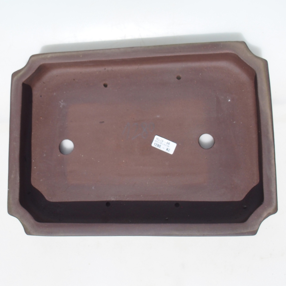 Miska na bonsaj 44,5 x 32 x 6,5 cm - hnedá