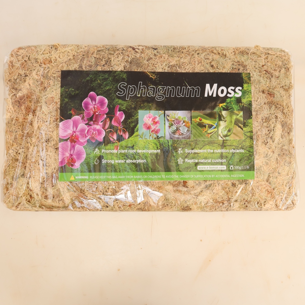 Sphagnum – rašelinník 500 g