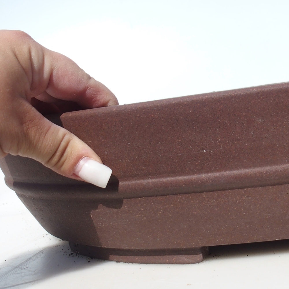 Miska na bonsaj 49 x 40 x 9 cm - hnedá