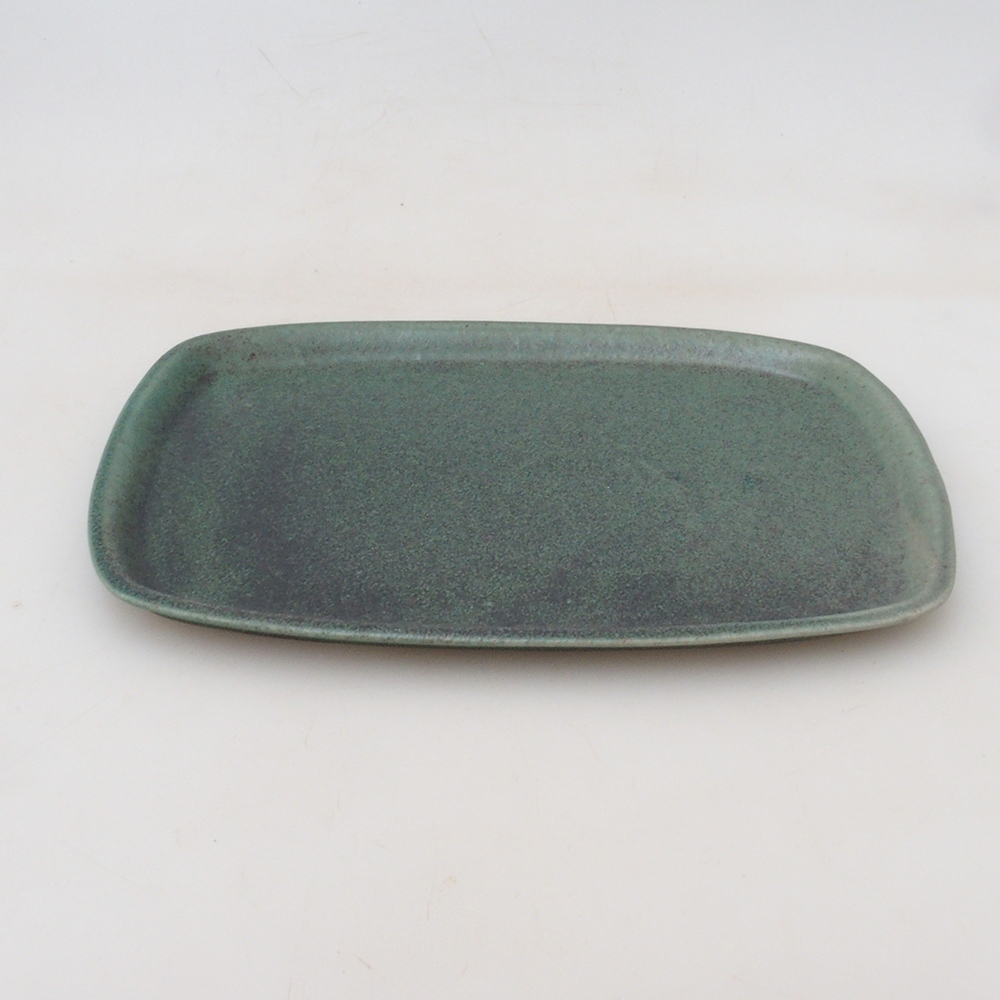 Keramický tanier H08 – 22,5 x 16 x 1 cm – zelený