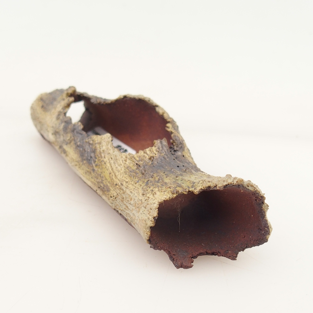 Keramická mušľa 15 x 4,5 x 3 cm , žltá