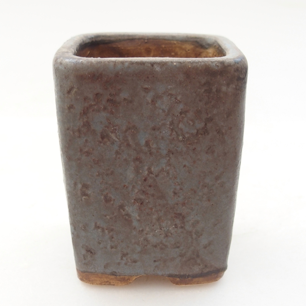 Keramická bonsai miska 5 x 5 x 6,5 cm, farba modra