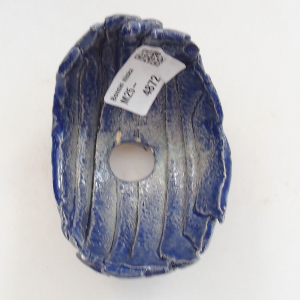 Keramická Škrupina 8 x 6 x 7 cm , farba modrá