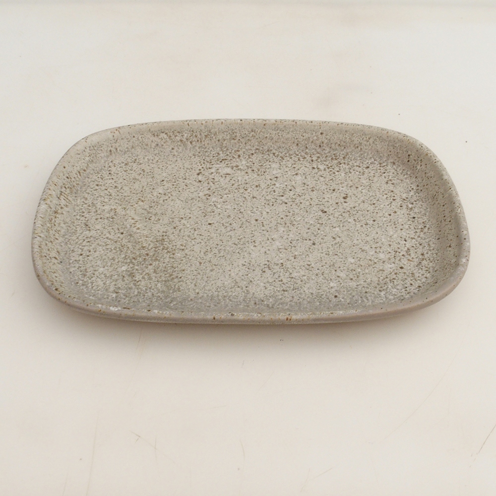 Keramická podmiska H06 - 20,5 x 14,5 x 1,5 cm - béžová