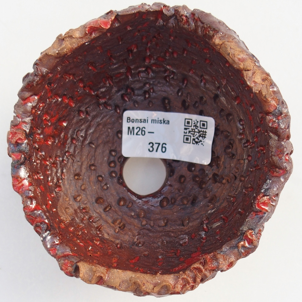 Keramická mušľa 10 x 9,5 x 8 cm , farba hnedá