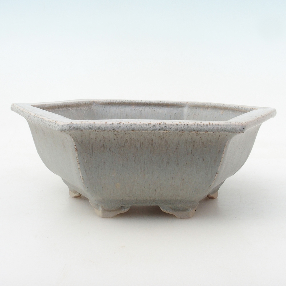 Bonsai miska H05 – 19 x 21,5 x 7 cm. - béžová