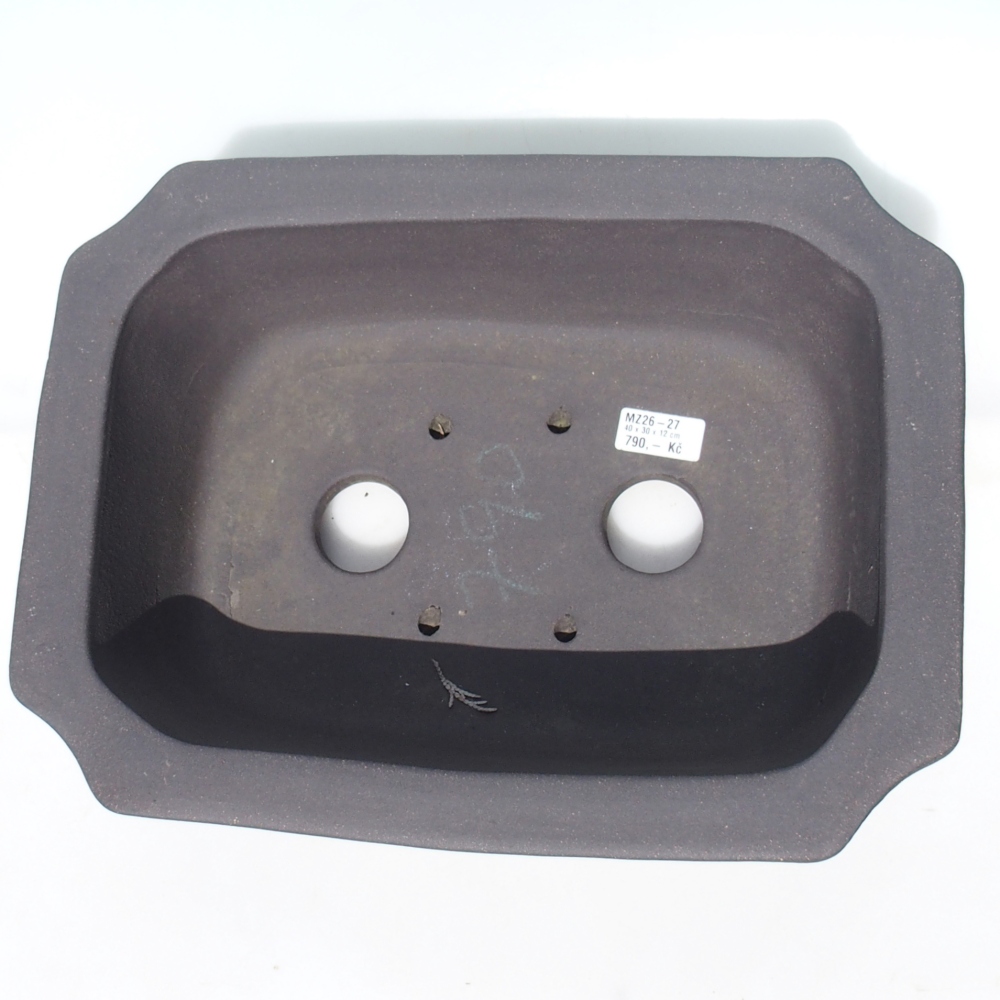 Miska na bonsaj 40 x 30 x 12 cm - hnedá