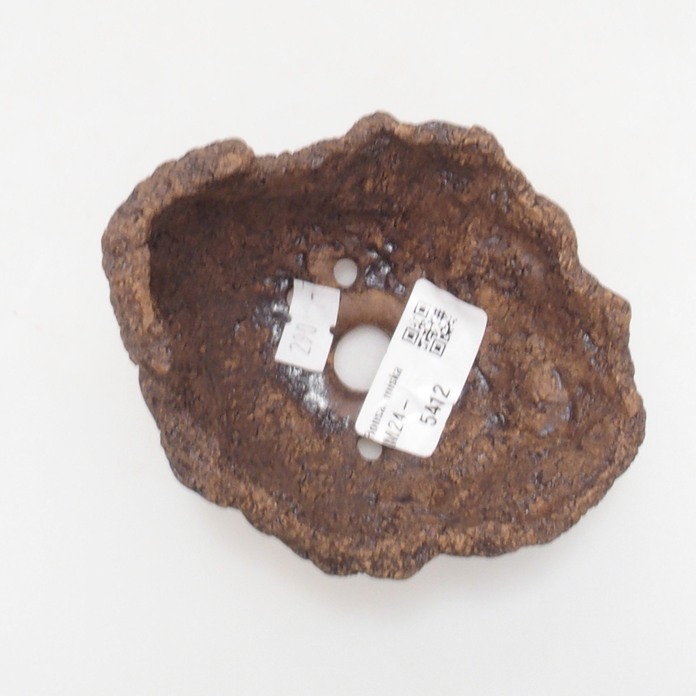Keramická Škrupina 9 x 8 x 8,5 cm , farba hnedá