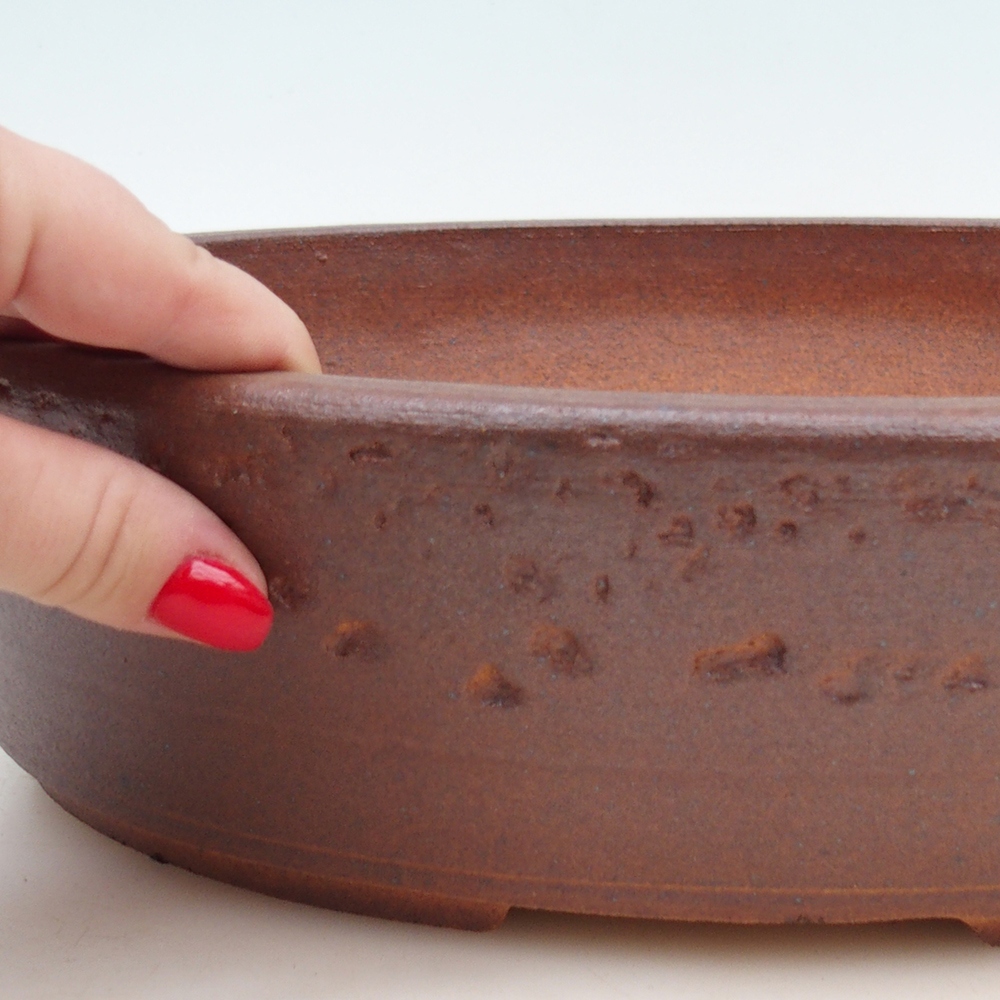 Miska na bonsaj 33 x 26 x 9 cm , farba hnedá