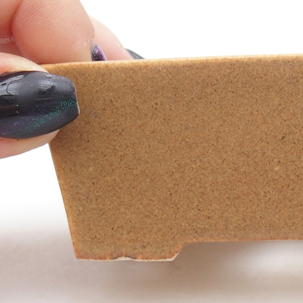 Mini bonsajová miska 9 x 6,5 x 3,5 cm, hnedá