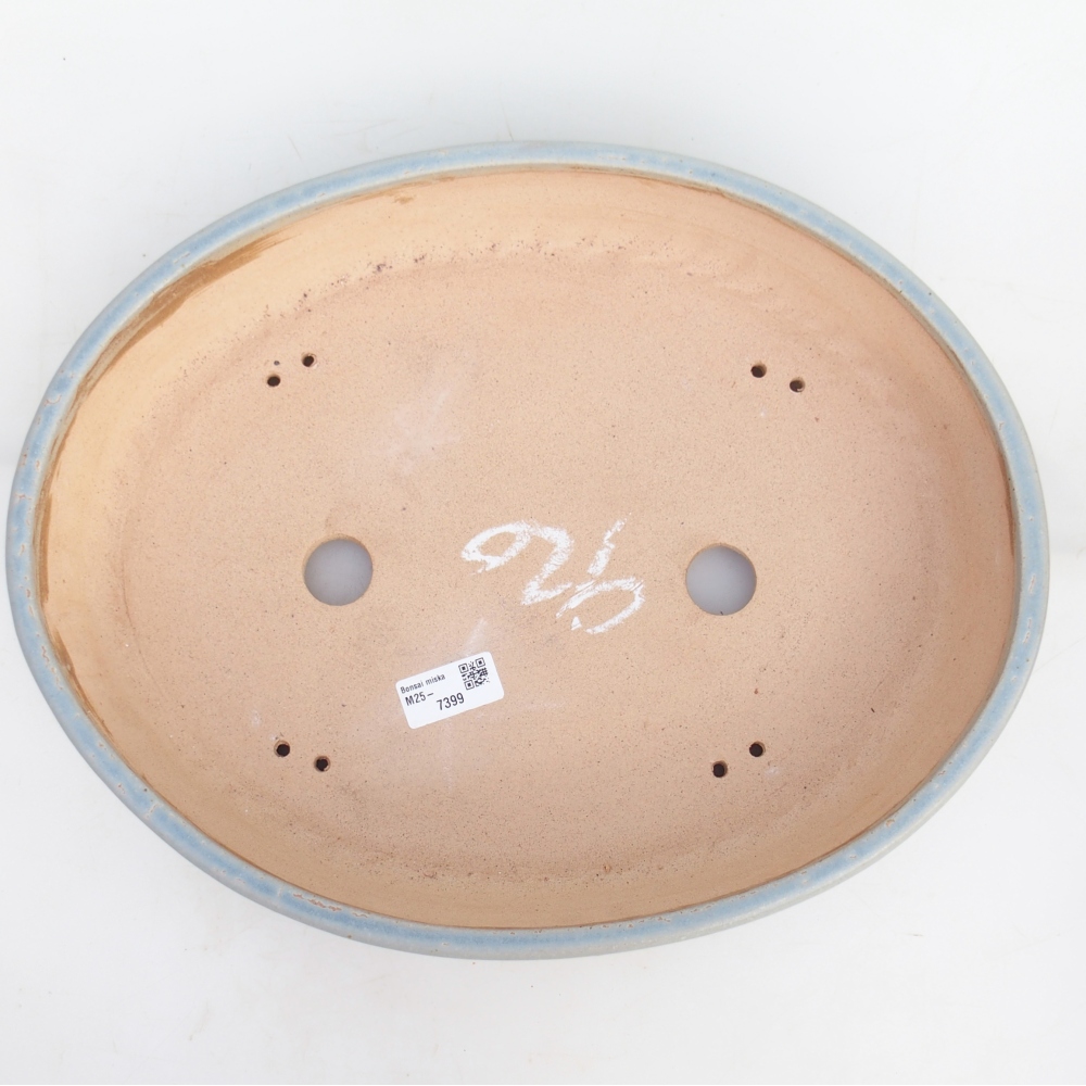 Miska na bonsaj 38,5 x 30,5 x 7 cm , farba modrá