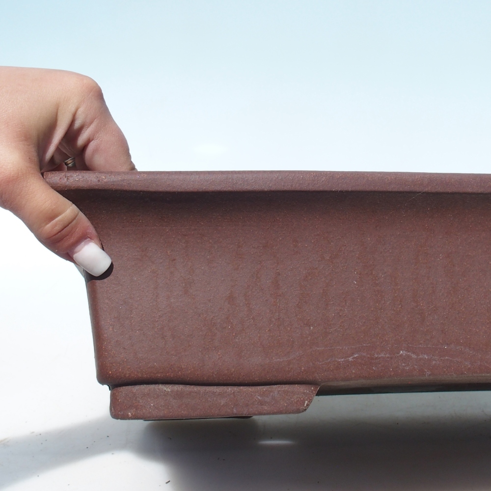 Miska na bonsaj 46 x 35 x 10,5 cm - hnedá