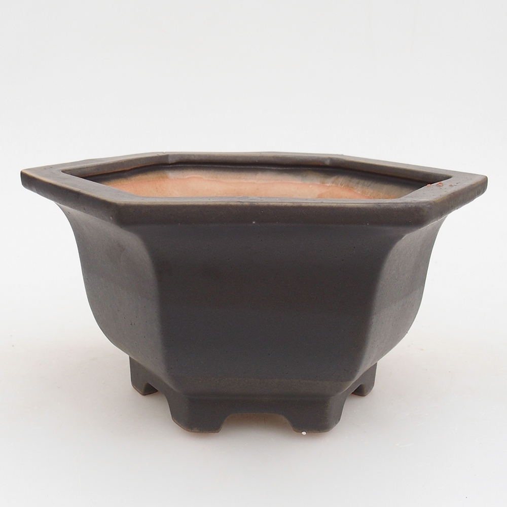 Keramická miska na bonsaje 18 x 16 x 9 cm, zelená