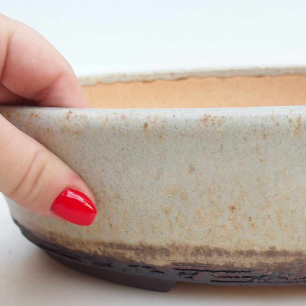 Miska na bonsaj 27 x 21 x 7,5 cm , farba béžová