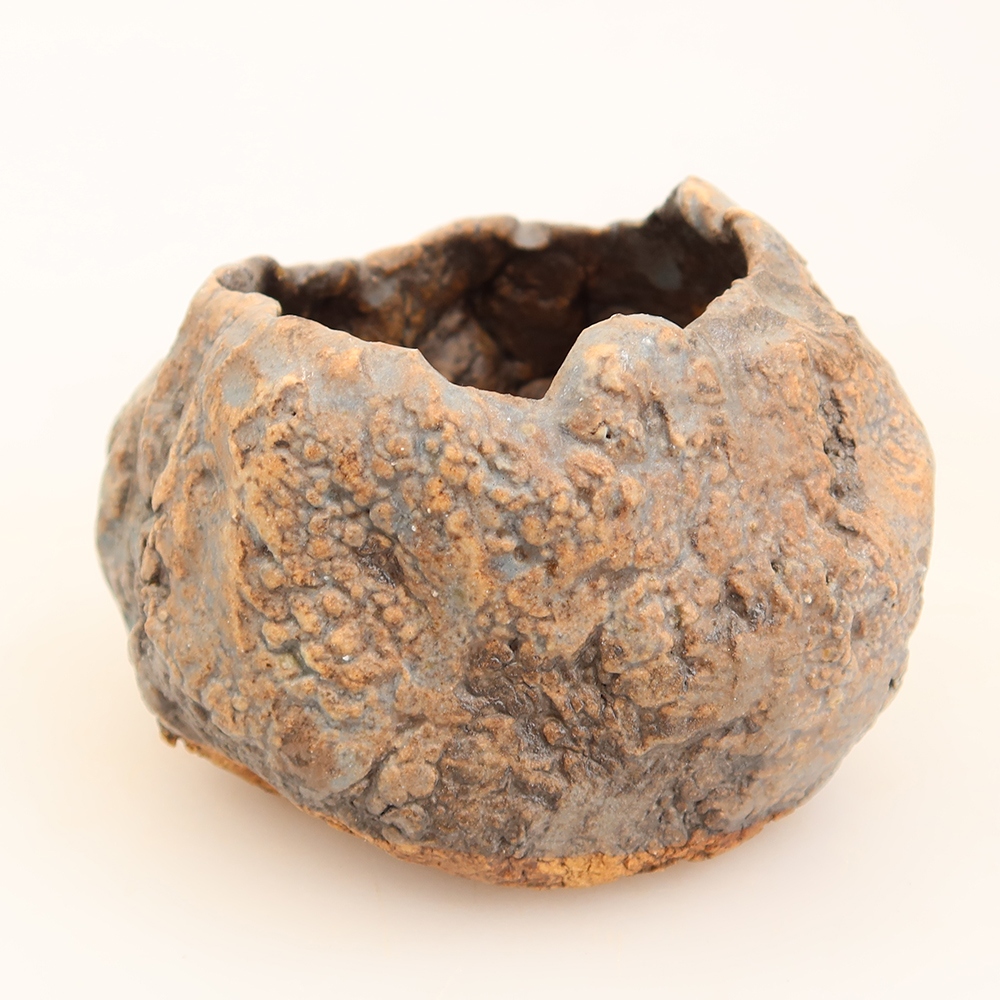 Keramická škrupina  4,5 x 4 x 6 cm, farba modrá