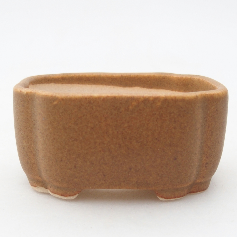 Mini bonsajová miska 6 x 5 x 3 cm, hnedá