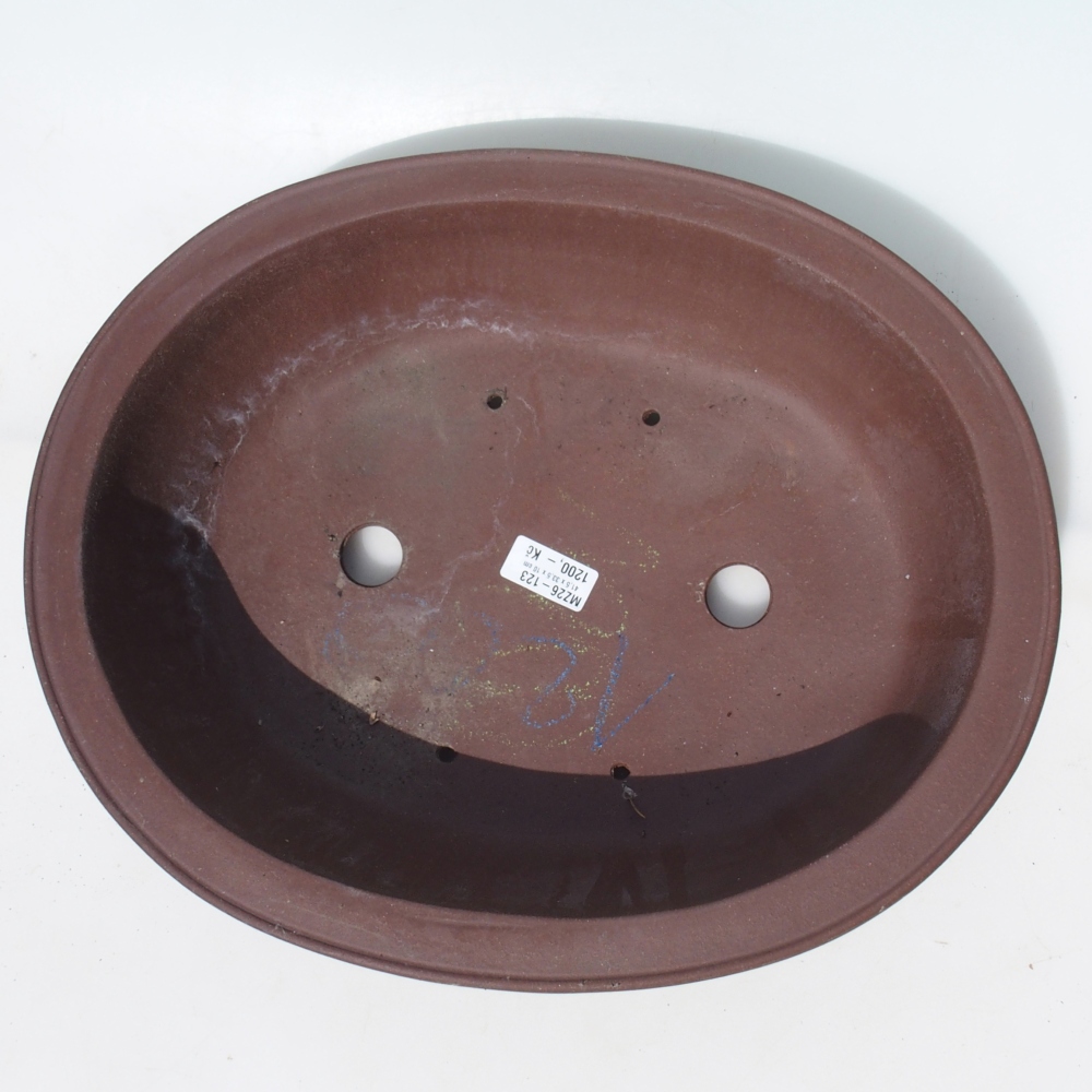 Miska na bonsaj 41,5 x 33,5 x 10 cm breza hnedá