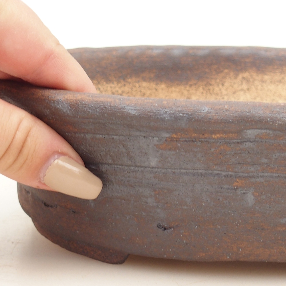Miska na bonsaj 20,5 x 16,5 x 6 cm , farba hnedá
