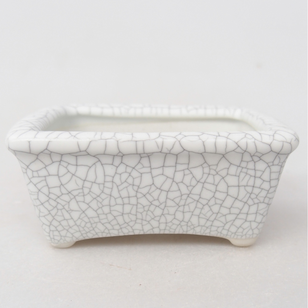 Mini bonsajová miska 8 x 6,5 x 3,5 cm, farba raku