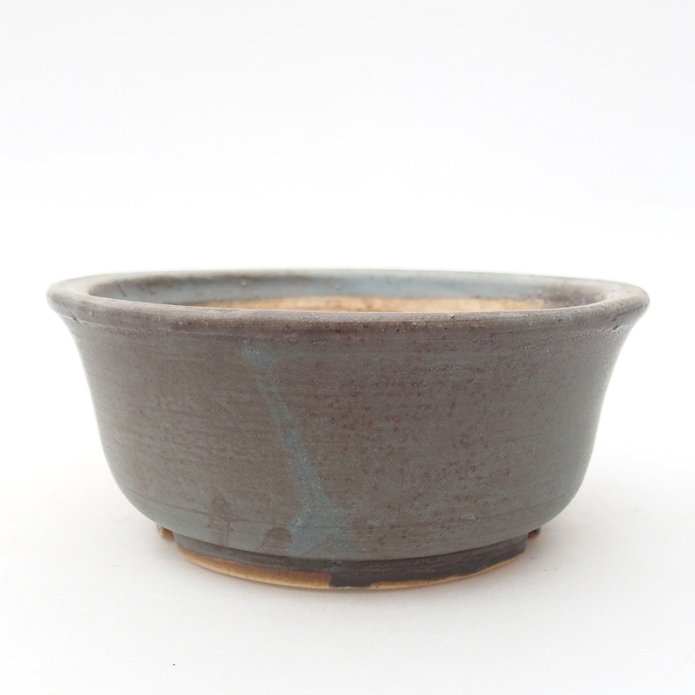 Keramická bonsai miska 11,5 x 11,5 x 5 cm, farba modra