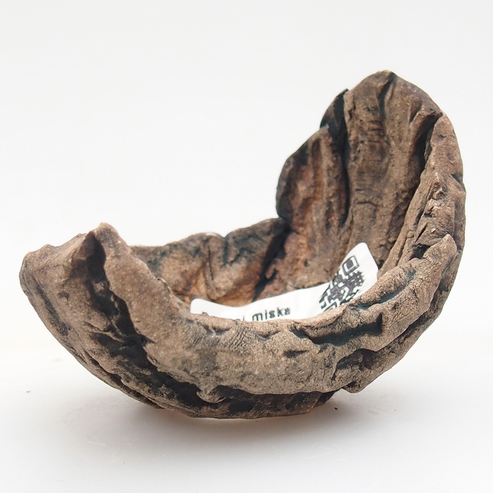 Keramická mušľa 6,5 x 5,5 x 6 cm , farba zelená