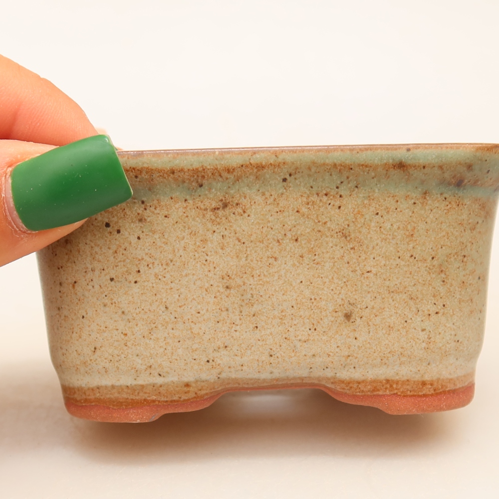 Keramická miska  9 x 6,5 x 4,5 cm, farba béžová