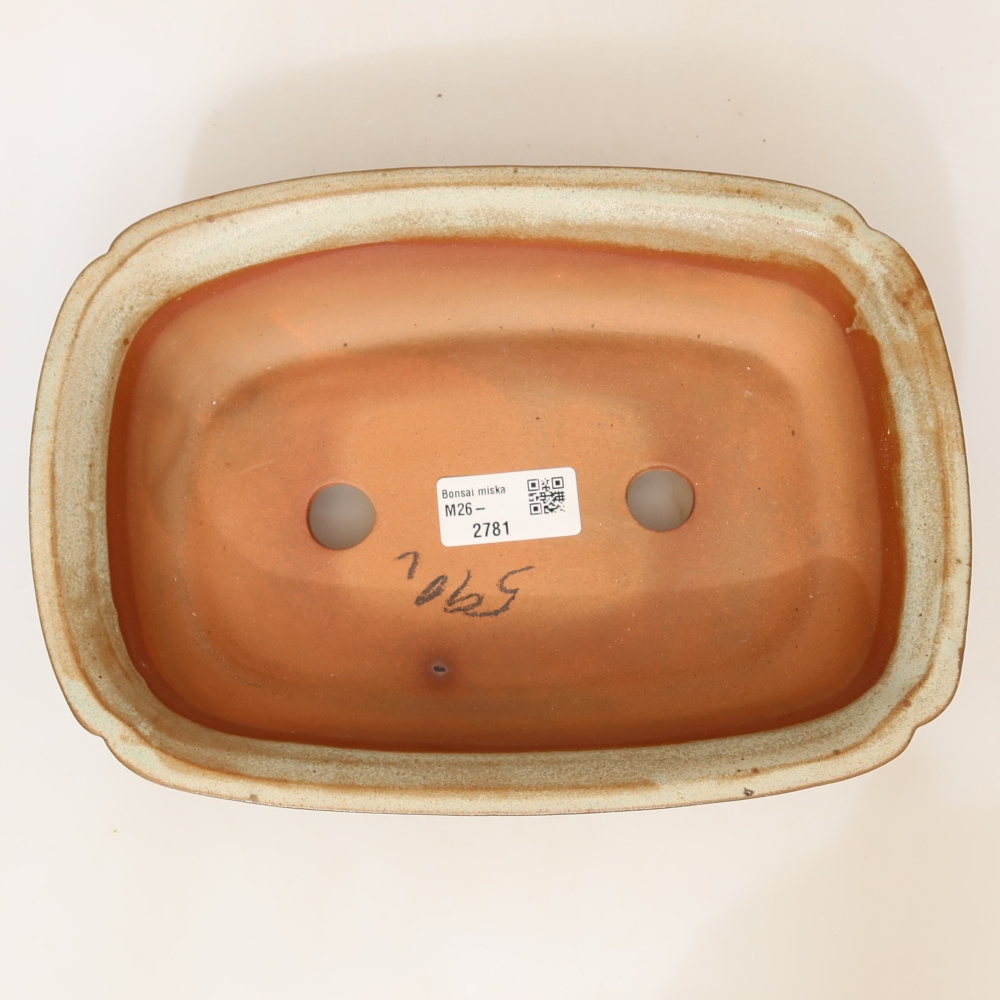 Keramická miska  24 x 17 x 6 cm, farba béžová