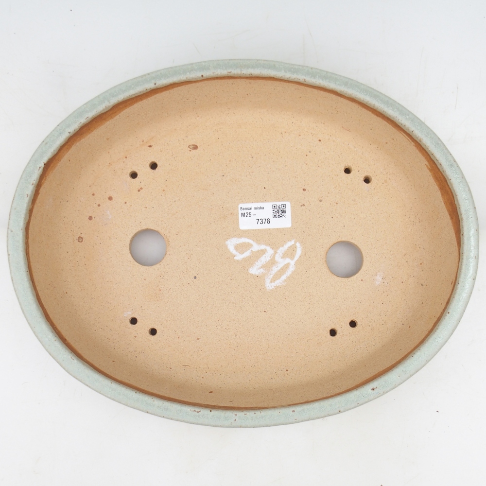 Miska na bonsaj 32,5 x 25,5 x 7,5 cm , farba zelená