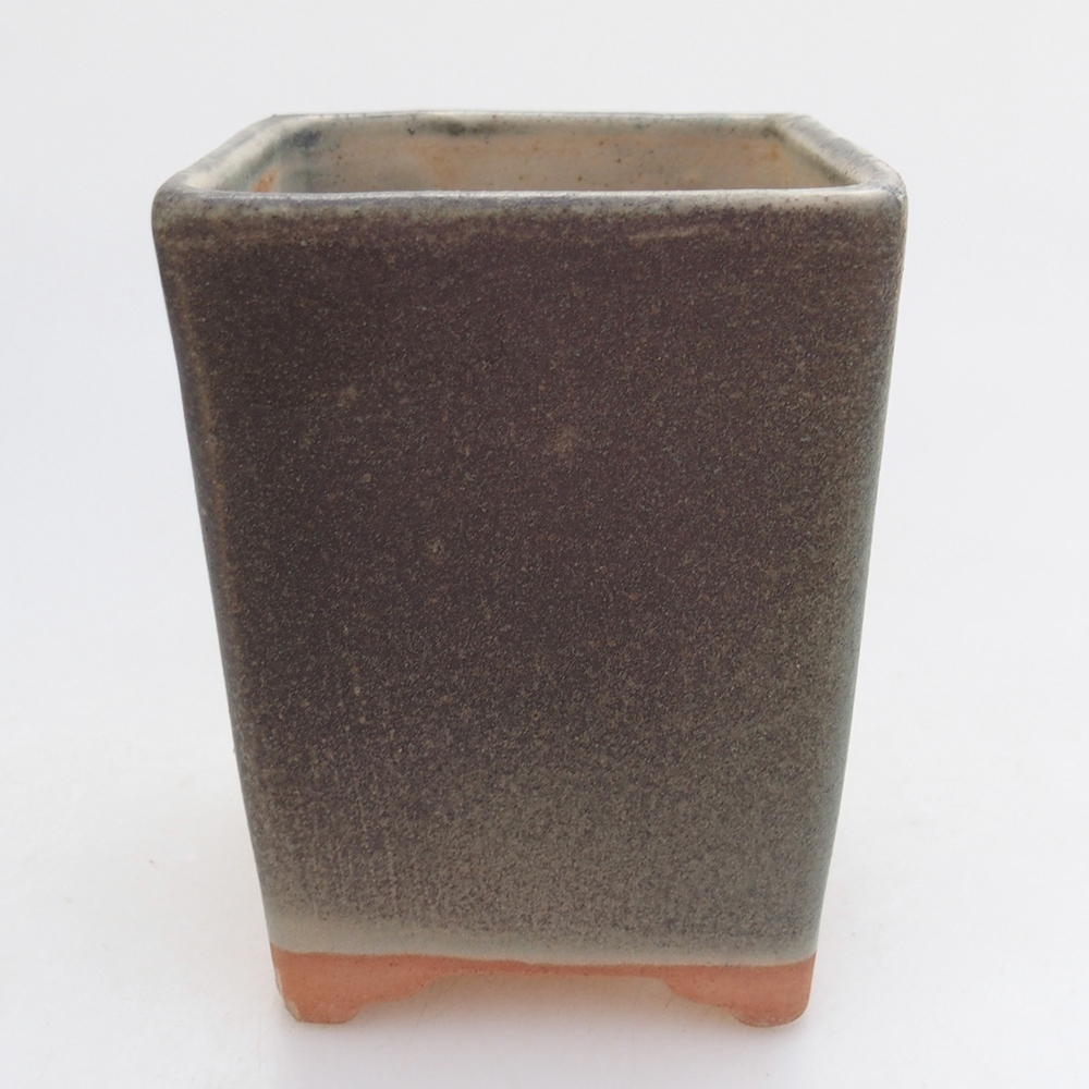 Keramická miska na bonsaje 8,5 x 8,5 x 11 cm, zelená