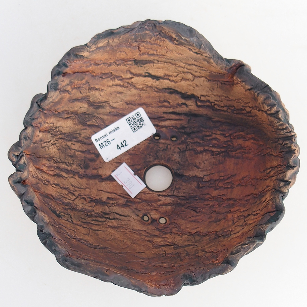 Keramická mušľa 15,5 x 15,5 x 7 cm , farba zelená