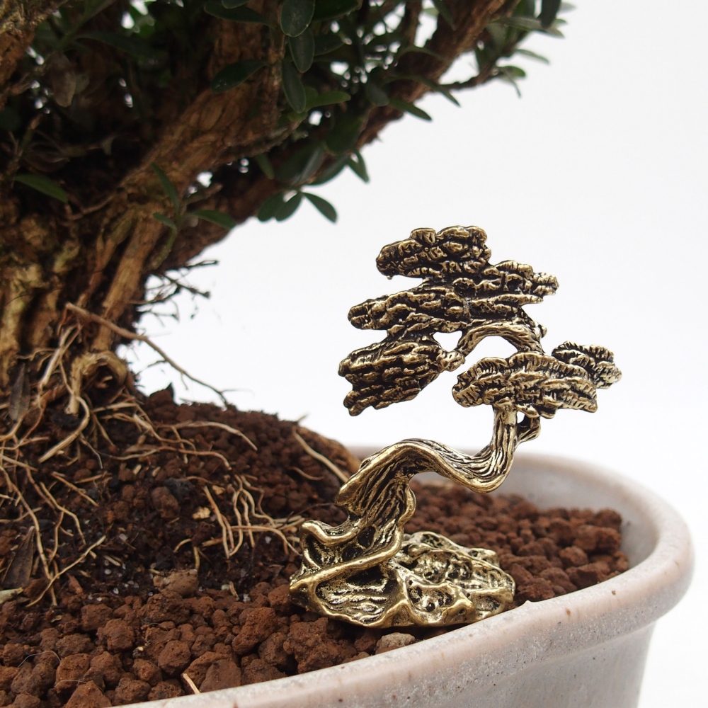 Kovová figúrka - bonsai