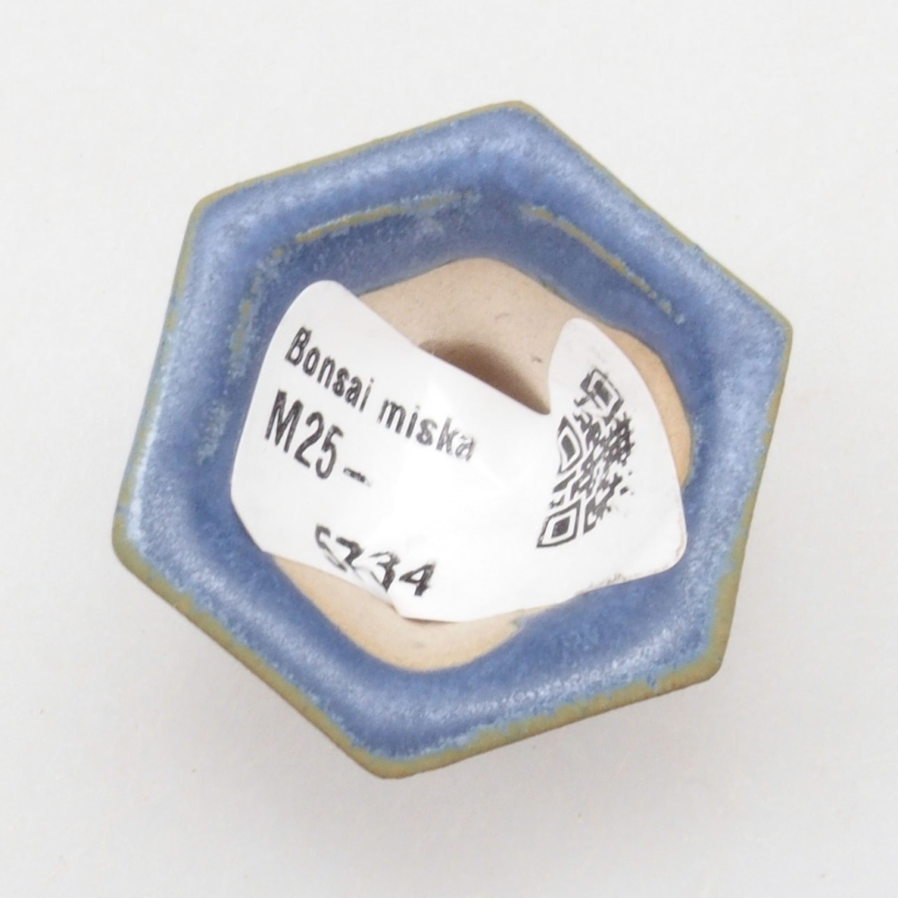 Mini bonsai miska 4 x 3,5 x 3 cm, farba modrá