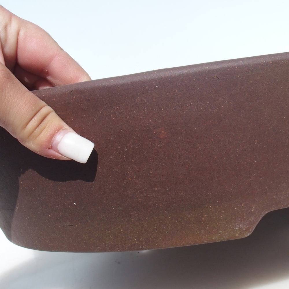 Miska na bonsaj 46,5 x 38 x 9 cm - hnedá